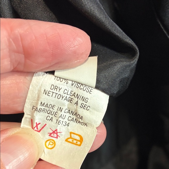 Vintage Rare Designer Black and Cream Blazer - Picture 10 of 10